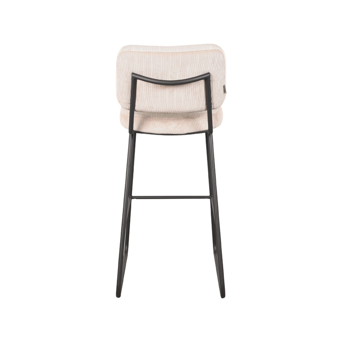 LABEL51 Barkruk Noah – Luxe Ribcord Bekleding – Zithoogte 78 cm